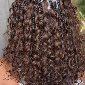 Bohemian Knotless Braids